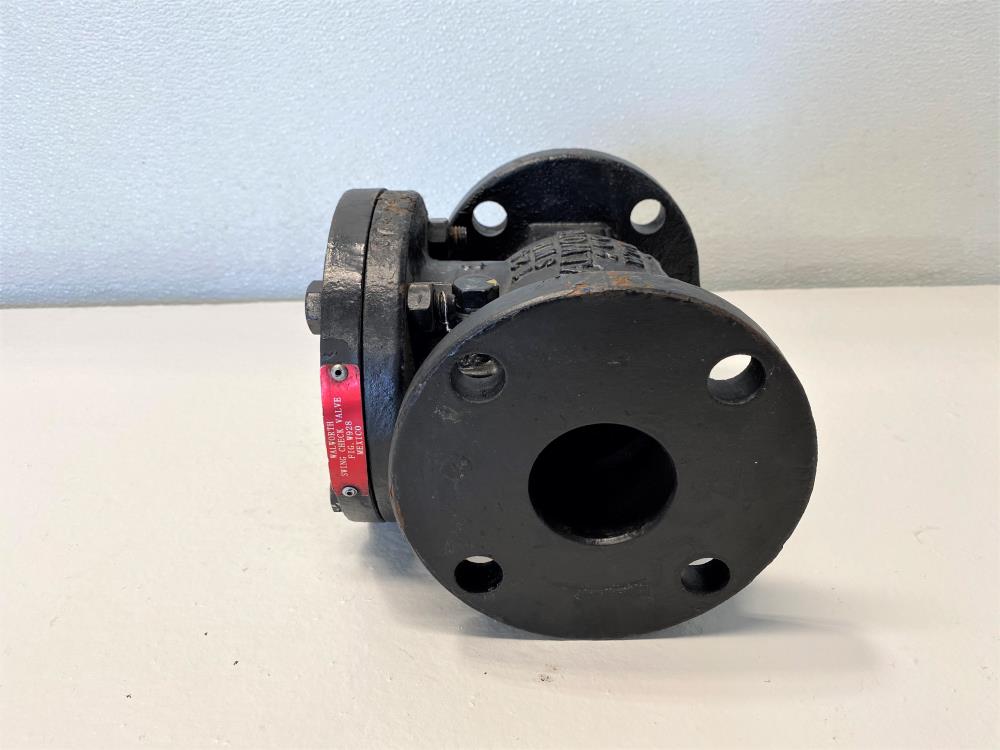 Walworth 2" 125# Cast Iron Flat Face Swing Check Valve, W928